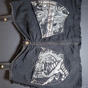 G Unit Black Denim Purse